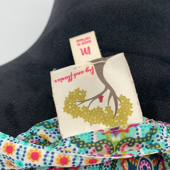 Anthropologie Fig & Flower Top Size Medium - Picture 7 of 7